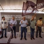 Dan banderazo de inicio a trabajos de modernización del acceso en Mesillas