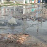 Vecinos de Villa Verde se manifiestan tras desborde de drenaje