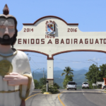 Llega a Badiraguato el San Judas Tadeo de 18 metros de altura