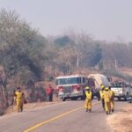 Tras incendio forestal, evacuan a familias en Concordia 